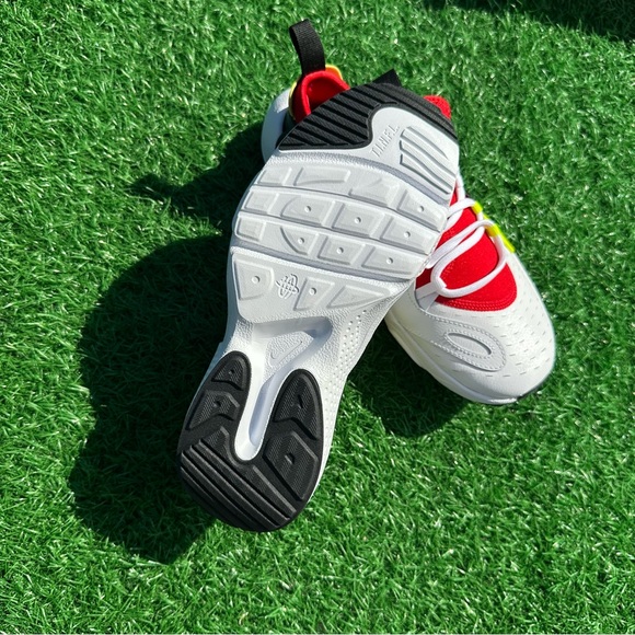 Nike Kids Red and White Athletic Shoes - Picture 12 of 12